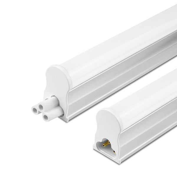 220V 110V LED LED TUBE Lâmpada T5 6W 10W / T8 8W Bulbo de tubo de LED 12W 2835 LED Integrada fluorescente iluminação para guarda -roupa de cozinha em casa