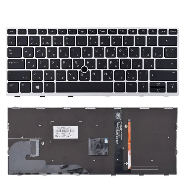 TASSICHE Russian Spagnolo USA Nuova tastiera per laptop per HP Elitebook 730 G5 735 G5 830 G5 836 G5 G6 L07666001 L13697071 L15500251