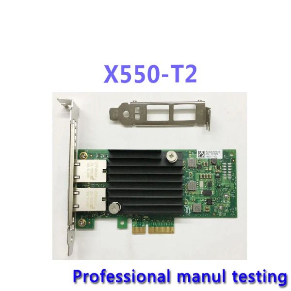 Cartões para x550t2 Intel 10GB 2P Ethernet Adaptador de rede convergente testado bem