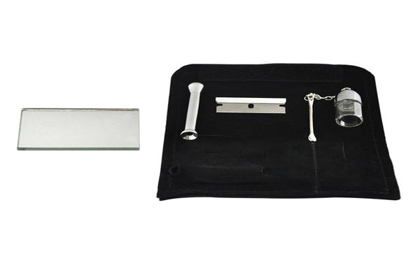 Neuer Schnupftabaker -Pulverflasche Sniffer Box Pipe Bag Kit Löffel tragbare hochwertige Reise -Sets Innovative Design Multiple Us5301365