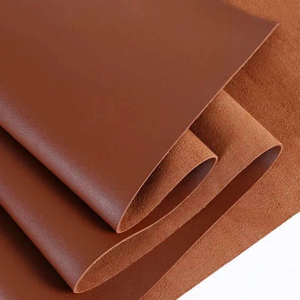 Couro artificial PVC PVC Artificial Faux Leather Material Fabric, couro real para móveis Tecido de acessório de costura artesanal Diy Art Craft
