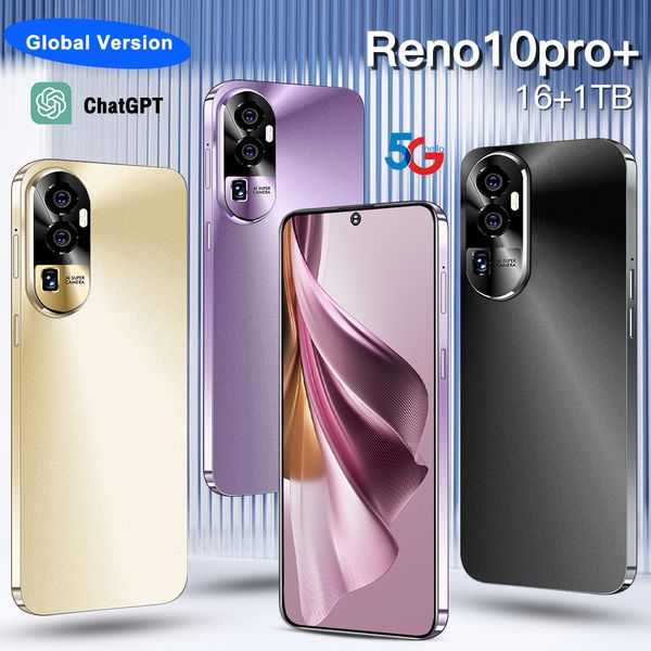 Reno10pro Stokta Çapraz Sınır 4G Yeni Popüler 6.53 inç Android Akıllı Telefon 3 32 Fabrika Dış Ticaret Teslimi