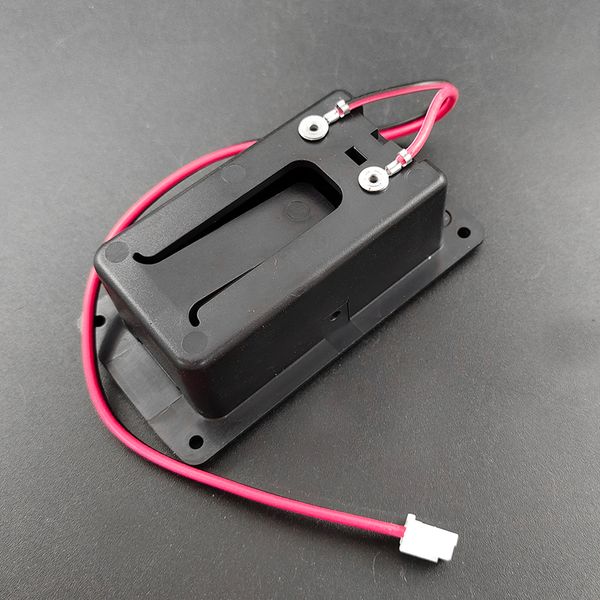 Active Bass Gitarren -Pickup 9V Batteriekasten 9 Volt Batteriehalter/Hülle/Fachabdeckung mit 2 Pin -Stecker und Kabelkontakten