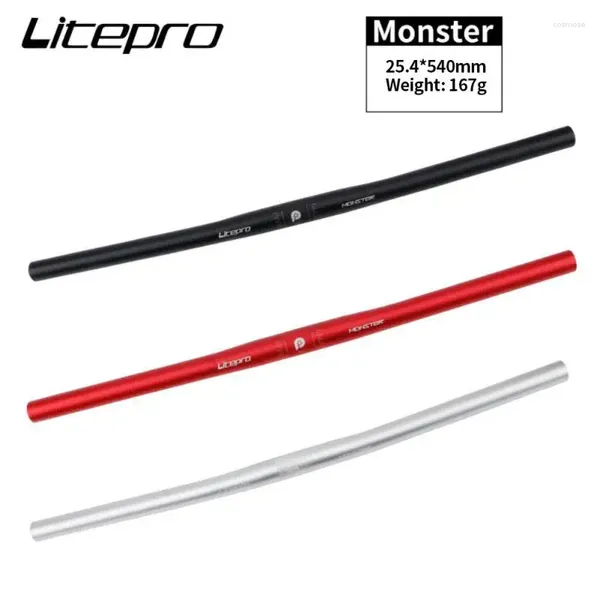 Bacchette litepro in alluminio in lega manubrio mtb montalmente mountain mountain mountain bici 25,4 mm 580/540 mm volante per