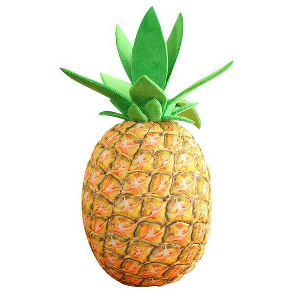 Plüschpuppen 1 48 cm Kawaii Ananas Kissen Spielzeug Füllung Weiches Obstpuppen -Sofa Kissen Raumdekoration Geschenk J240410