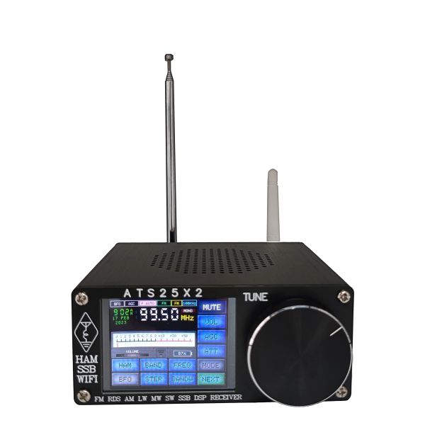 Radio Harduino ATS25 Firmware 4.1x Receptor de rádio de Rádio Full Band de banda full DSP com tela de toque de 2,4 polegadas ATS25 ATS25X1 ATS25X2