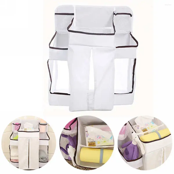 Stume da stoccaggio JX-LCLIL BABY Playard Nursery Bed Organizer Caddy Toy Diaper Apped