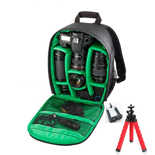 Accessori Backpack Camera Backpack Waterproof Digital DSLR BASSE CAMERA DURO per la fotocamera per canon Nikon Video Borse Foto zaino per la fotocamera