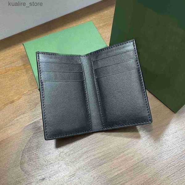 Geldclips Brieftaschenhalter Luxusdesigner Hoch -Qualität Herren Kreditkarte Kurzkarte Clip Fashion Ladies Mini Brieftaschen Münztasche mit Originalbox L410