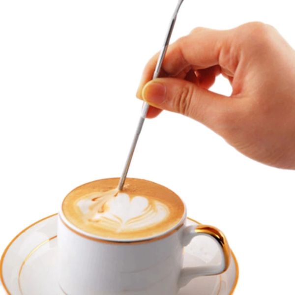 Hot Sale Barista Cappuccino Latte Espresso Kaffee Dekoration Stift Kaffee Kunst Nadel Kunst Haushalt Küche Café Tool