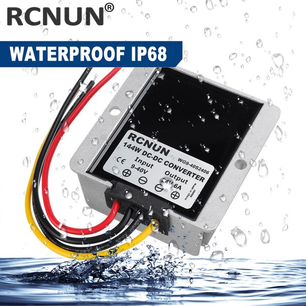 RCNUN NUOVO 9-40 V a 24V 6A 10A DC CC STEP UP UCCI DOWN CONVERTER 24 Volt Volt Stabilizzatore Boost Buck Modulo per Cars Boat