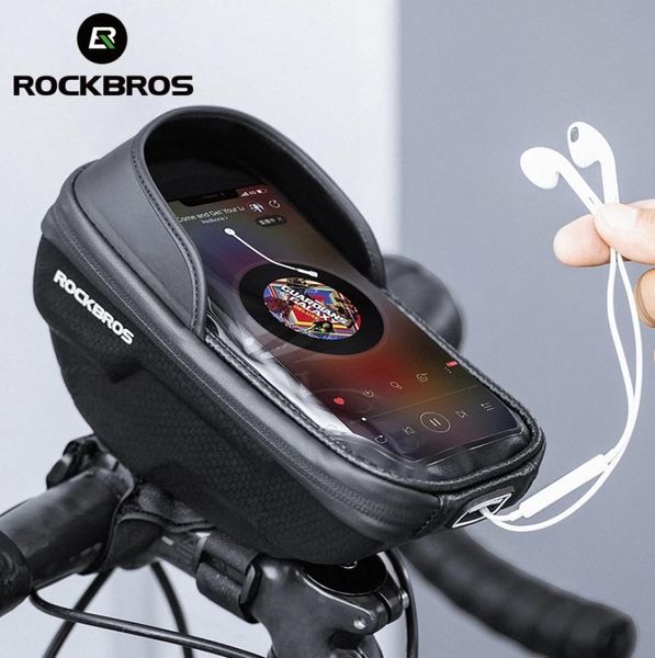 Rockbros Fahrradbag Touch Sn vordere Top -Beutel Roadbike MTB Cycling -Lenker Panniers Zubehör5966920