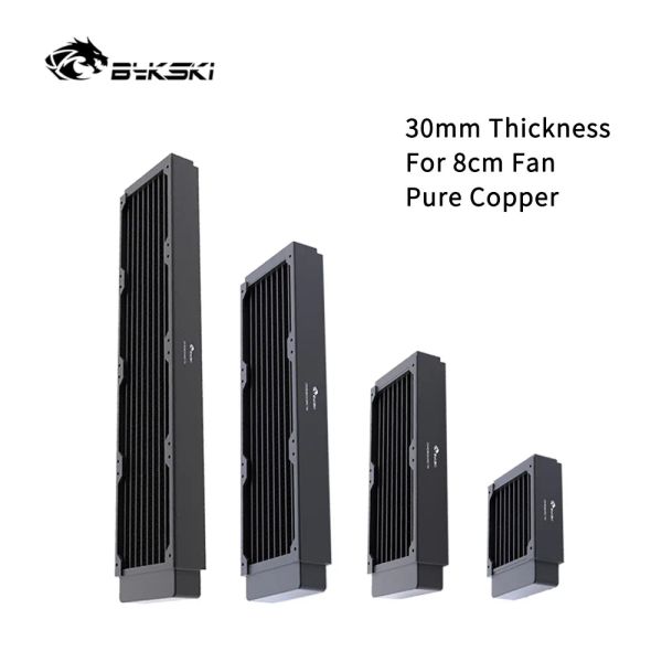 Охлаждение Bykski Pure Mopper Radiator, толщиной 30 мм для 8 см.