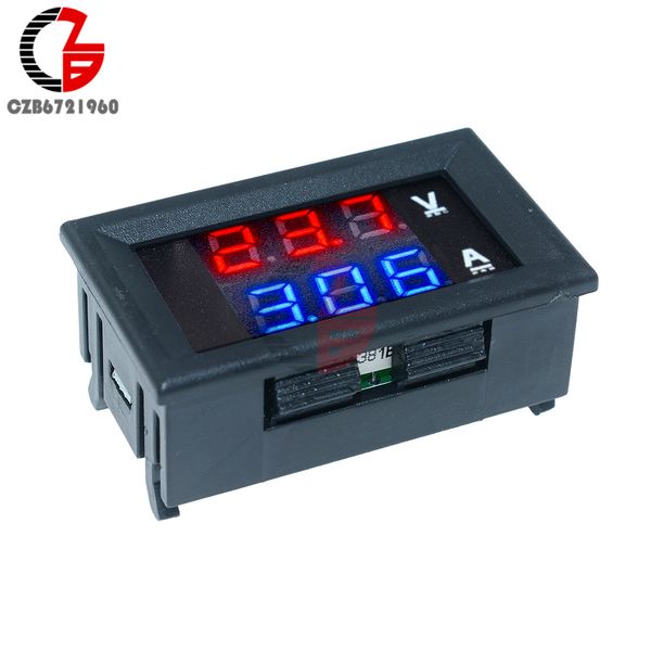 Mini DC Dijital Voltmetre Ammetre 100V 10A 50A 100A Voltaj Akım Metre Güneş Pil Araç Volt AMP Test Cihazı Monitör Dedektörü