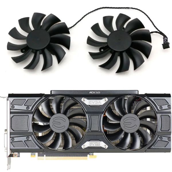 Pads New 86 -мм PLA09215B12H 4PIN EVGA 1070 FAN GPU для EVGA GTX1060 1070 1070TI 1080 ACX Охлаждающий вентилятор охлаждения