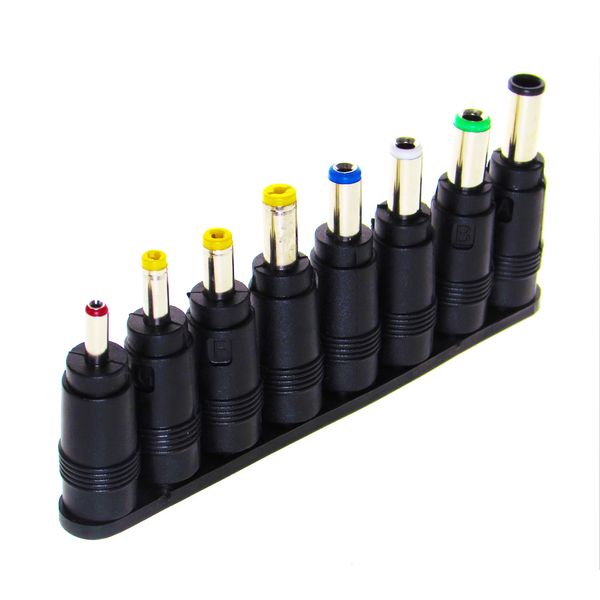 8pcs AC DC 5,5X 2,1 mm Adaptador de tomada fêmea conectores para o adaptador de potência masculina 8pcs para abastecedor de adaptador de energia de 5v 12V 24V