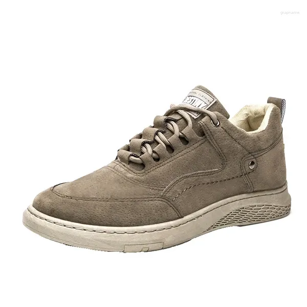 Sapatos casuais 2024 Men's Work Seguro Couro de Match All-Water impermeável não deslize homens respiráveis e macios