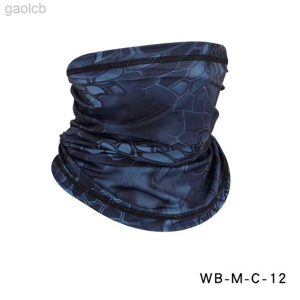 Máscaras de face de moda Garda de pescoço Lenço de seda unissex mágica ao ar livre esportes de bicicleta de bicicleta de bicicleta de bicicleta de bicicleta Balaclava Balaclava Bandana Máscara 24410