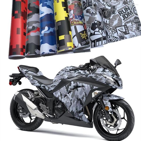 Оконные наклейки Граффити самоклеяние камуфляжная валочная пленка наклейка на наклейка Diy Creative Auto Motorcycle