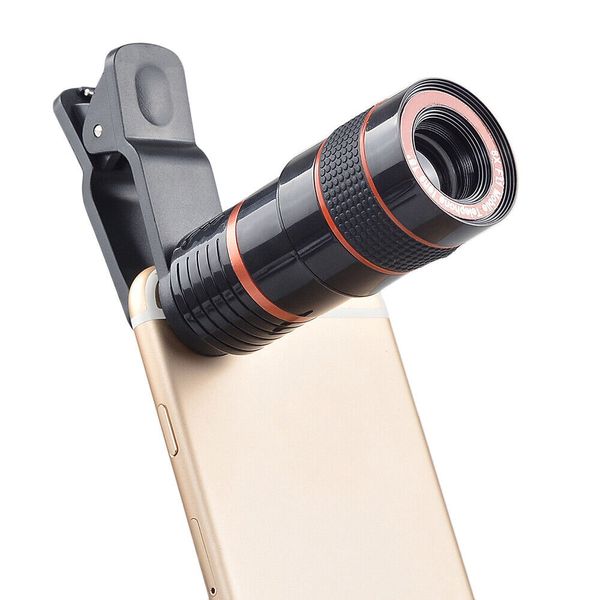 Mini Telefoto Telefon Lens Teleskop 8x Telefoto Lens Ultra berrak fotoğrafçılık lens Optik Zoom Çoğu cep telefonu türü için