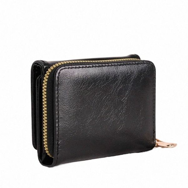 1pc Ladies 'Wallet Short Fi Fi Adequado para Trabalho Cartão de Crédito de Id Id para Presente de Natal para Jovem 81cf#