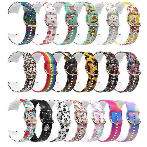 Watch Bands Banda in silicone originale per Samsung Galaxy Watch 4/6 Classic 46mm 42mm Strap in silicone per Galaxy Watch 5/Pro/4/6 44mm 40mm Strapl2404