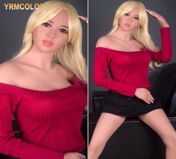 YRMCOLOT 165cm Real Silicone Sex Dolls Robot japonês Anime Full Love Oral Doll Realista para adultos para homens brinquedos Big Breast Sexy Mini 3506034