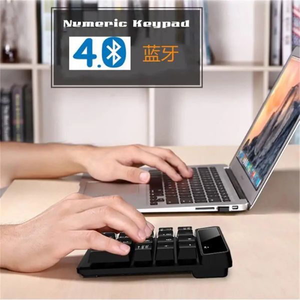 Gadgets Wireless Bluetooth Numeric Keyboard USB Computer Financial Accounting Mini -Tastatur