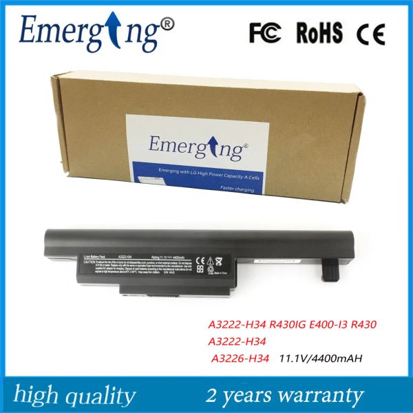 Batterien 11.1V 4400mAh New Laptop Batterie für den Gründer R1000 A3222H34 R430 E400I3 R430P1000 R430T1000