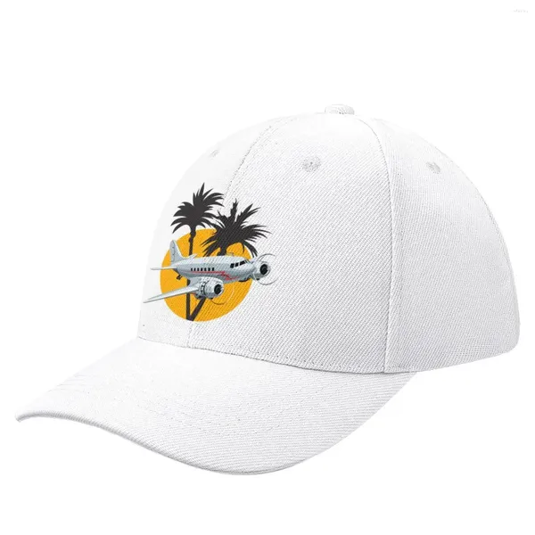 Ball Caps Cartoon Retro Airplane Baseball Cap Fashion Sunscreen Beach Boy's Women's