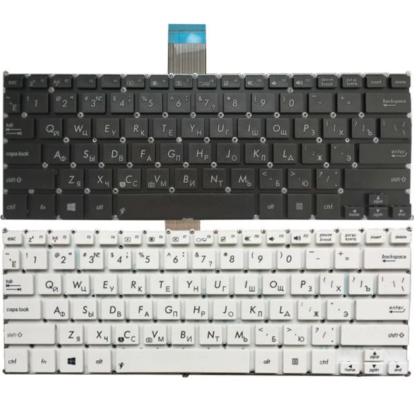 Tastaturen Russian Laptop Tastatur für ASUS F200 F200CA F200LA F200MA X200 X200C X200CA X200L X200LA X200M X200MA R202CA R202LA Black White