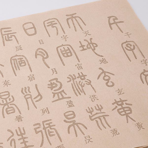 Chinês Antigo Calligrafia Practice Pactoy Cópia Script Seal Script