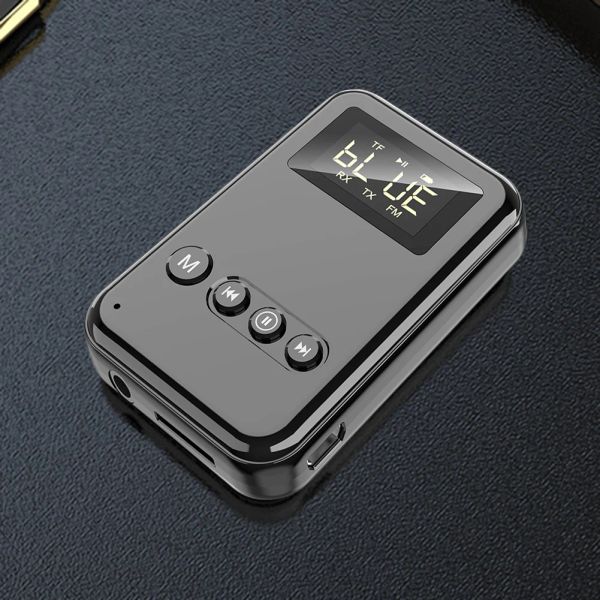 Radio Multifunktional Senderempfänger 10 m Abstand TF -Kartenspiel Wireless Audio Radio Bluetooth Compatible 5.0 Stereo -Adapter
