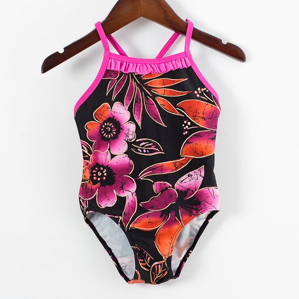 Vendita finale !!!Swimwear femminile da 2 a 6 anni da bagno per bambini da nuoto One pezzi Girls Summing abiti da bagno per bambini da bagno-H067/069