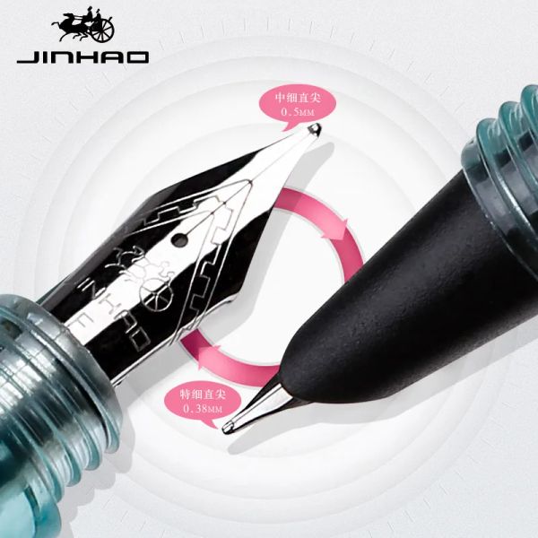 Creative Cute Swan Fountain Pen Pen Pastica Cappucciata Cappucciata 0,38 mm Finanza Penna F Penne Penne Student Handwriting 7 Colori Cartoleria