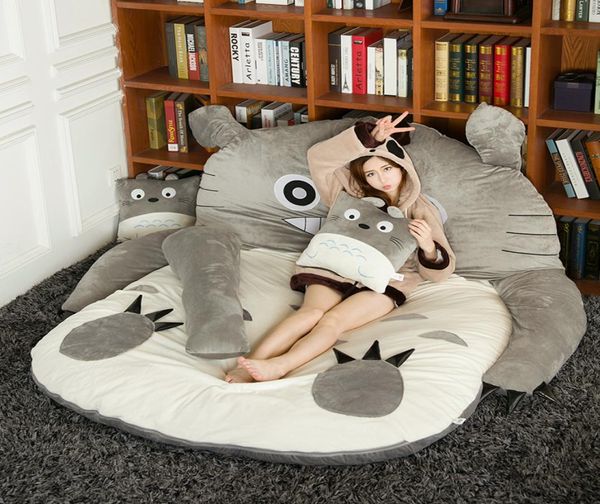 Anime japonês Totoro Plagus Sagão de cartons Cama de gato Tatami Mattão