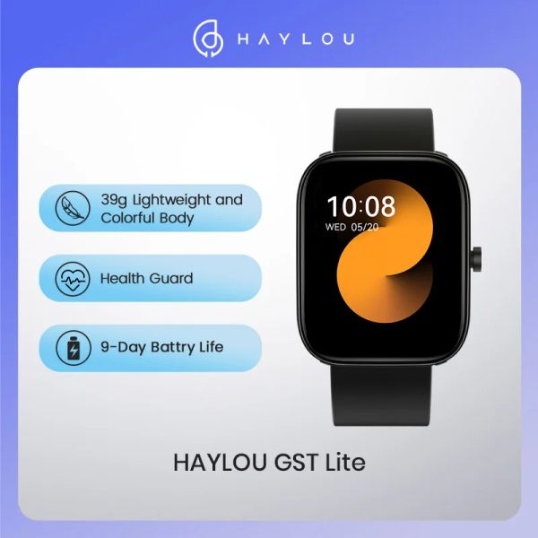 Relógios Haylou GST Lite Smart Watch For Men Women 1,69 