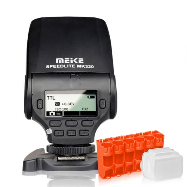 Accessoires MEIKE 320 Speedlite Flash TTL für Canon/Nikon/Sony/Fujifilm/Panasonic Lumix -Kameras