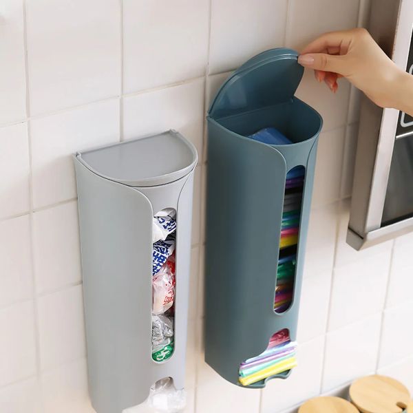 Nuovo supporto portatile in plastica per garbag cucina creativa bagno bigatta montato a parete portanotte di stoccaggio della immondizia scatola di stoccaggio