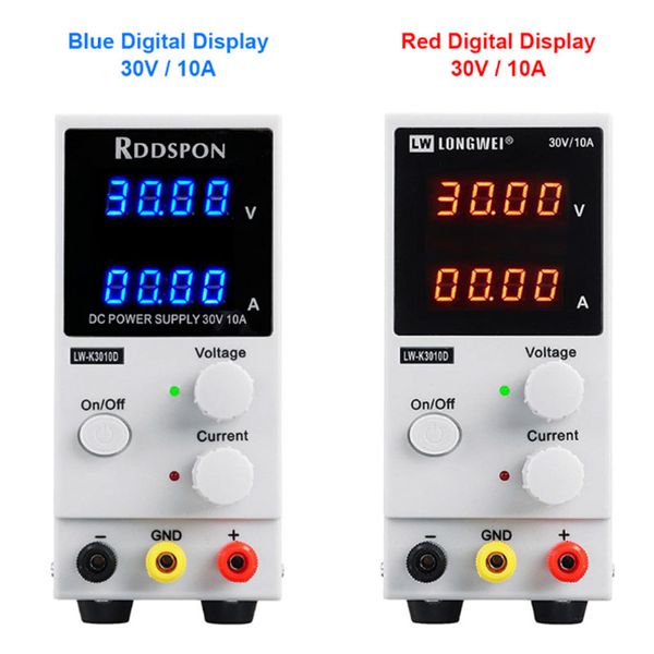 Fonte de alimentação CC ajustável 30V10A LAB LAB DIGITAL Fonte de energia estabilizada Fonte de alimentação Switching Fonte de alimentação Regulamento de tensão
