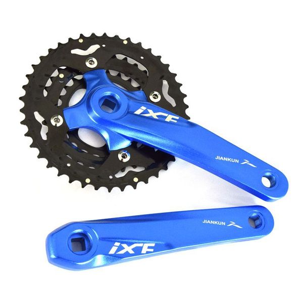 Ultralight Mountain Bike Crank Sankset Aluminium Ligan 8/9/10 A velocidade pode ser modificada 24-32-42T Bicycle Mank Chain Wheel Wheel