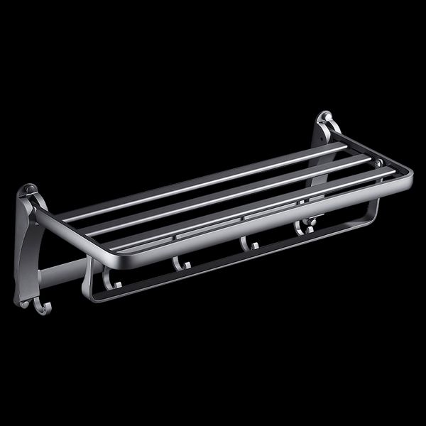 Gungrau Badezimmerzubehör Set Aluminium Badetuch Rack Eckschütze Robe Haken Badezimmer Hardware