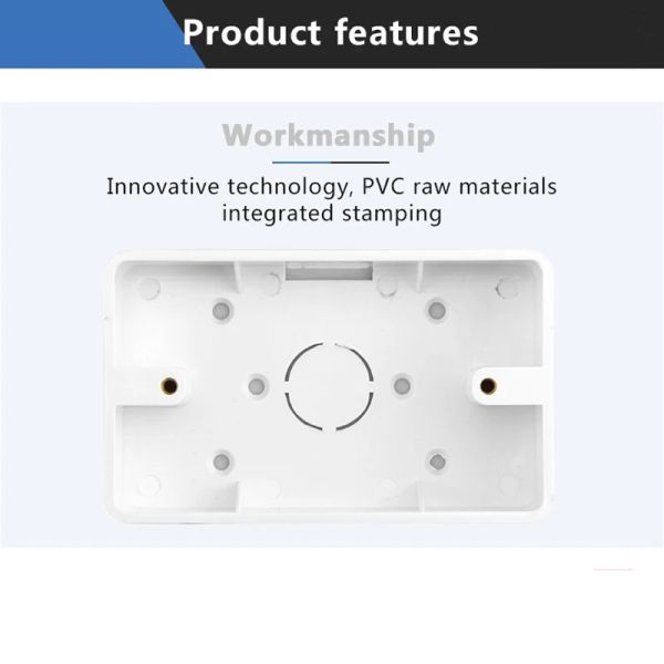 Box switch switch dxdxtt scatola di montaggio regolabile per 120*74*34 mm US US STUSCOD SCOPOD STUMPAD SCOPIO MOUNTING Cassetta di montaggio