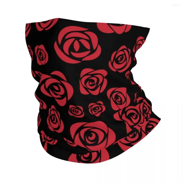 Schals Blume Rose Bandana Hals Gamper gedruckt Balaclavas Gesichtsschal warm warmes Stirnband Outdoor Sports Unisex Erwachsener die ganze Jahreszeit