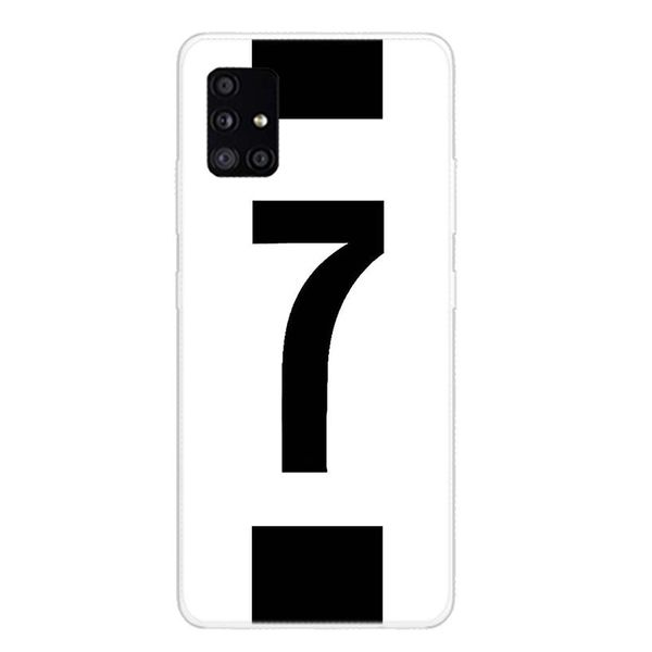 Fußball Nummer 7 10 30 Telefonkoffer für Samsung Galaxy A50 A51 A70 A71 A40 A30 A20E A10 A31 A21S A41 A01 A6 A7 A8 A9 Plus Cover