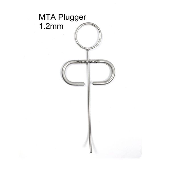 1pcs Dentalknochenmehl Förderer Durchmesser 0,8 mm 1,0 mm 1,2 mm 1,8 mm Pulver MTA Plugger Applicator Implantat Instrument Tool