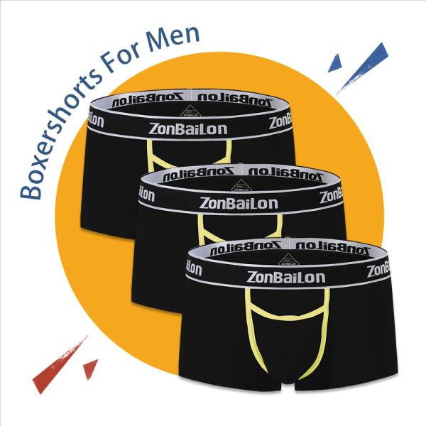 Fibra de bambu cor sólida cor de roupa íntima sexy do homem confortável mass de boxershorts do presente shorts masculinos de boxer