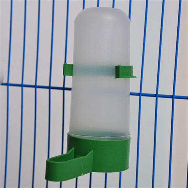 Hot Sale Hot Bird Water Drinker alimentador de água com clipe Pássaro de alimentação de pássaro dispensador garrafa de garrafa de taça de xícara de xícara