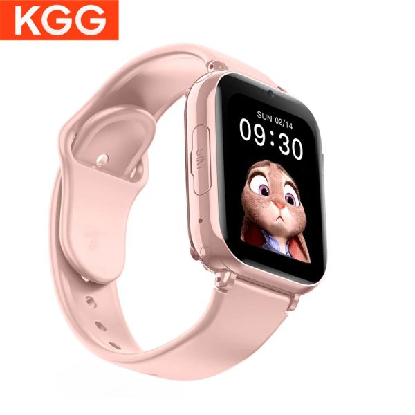 Assistir KGG 4G Kids Smart Watch SOs Ligue para vídeo Ligue para o telefone com câmera com câmera Smartwatch para crianças relógio de relógio Relógio Relógio.