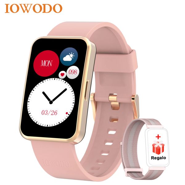 Orologi Iowodo R5 Smart Watchs Men Women Watch Heart Frequent'A Waterproof Sport Fitness Tracker 45Day Battery Life per iPhone Huawei